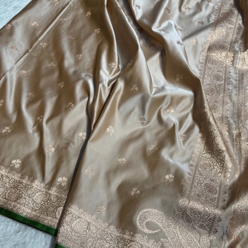 Pure katan silk saree set - Picture 13 of 13